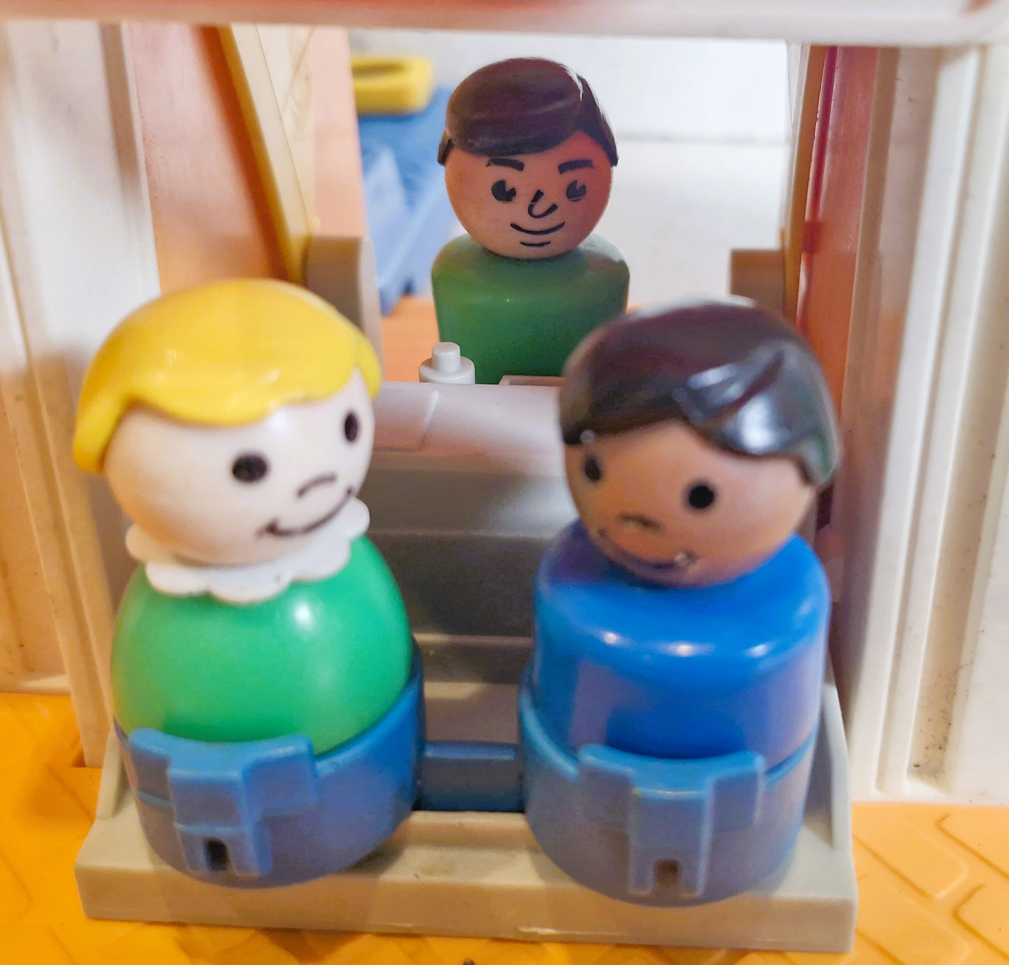 Vintage Fisher Price Main Street Set: Little People Town w/ Vehicles & Figures - BOXED