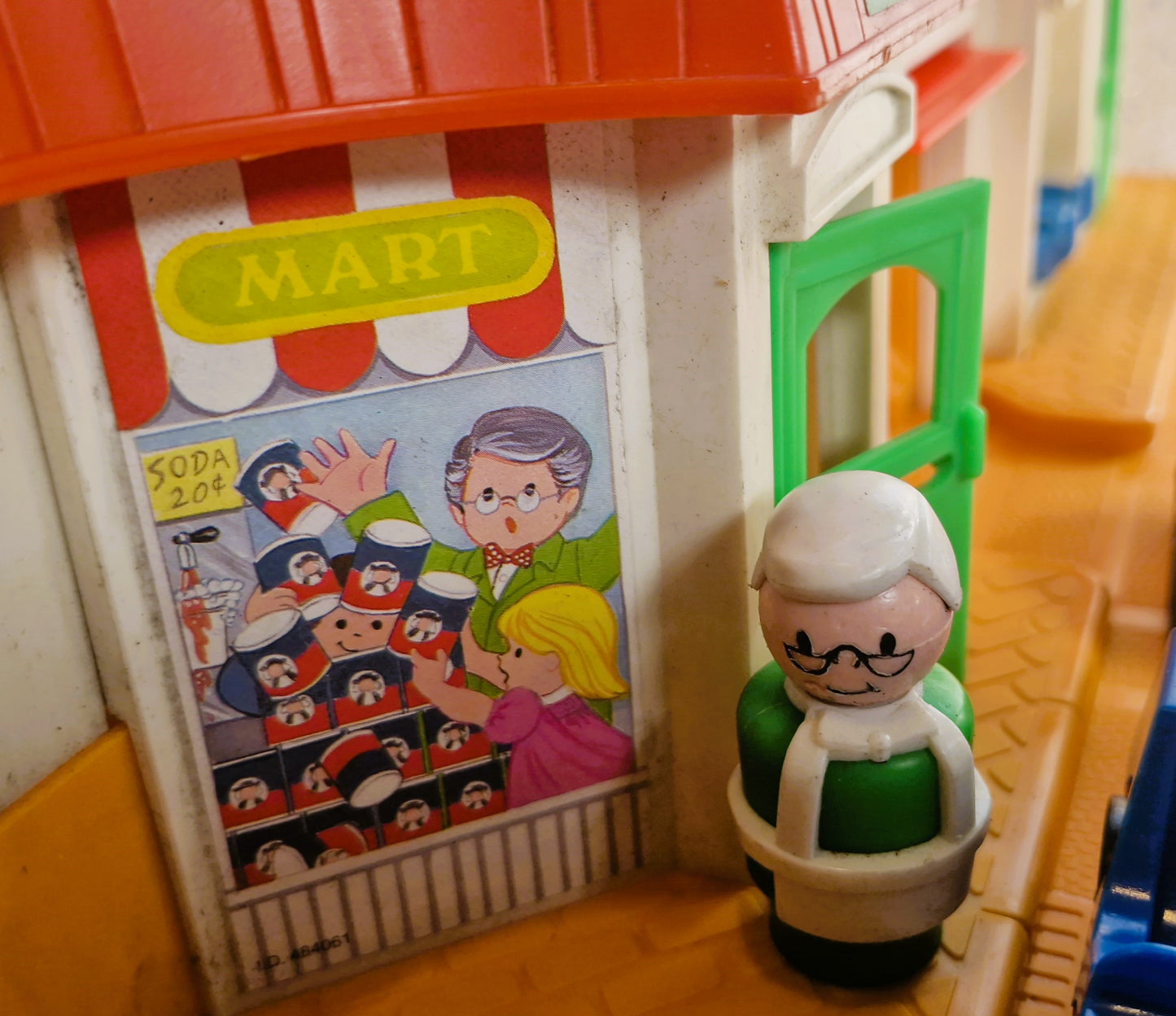 Vintage Fisher Price Main Street Set: Little People Town w/ Vehicles & Figures - BOXED