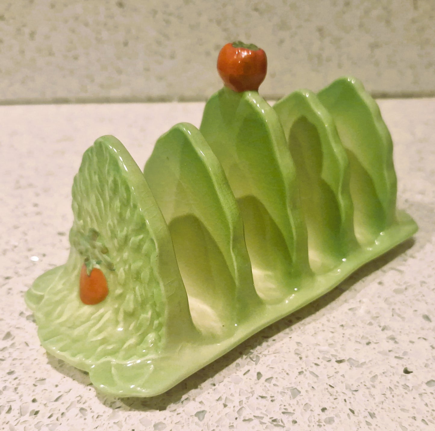 Vintage Beswick Lettuce & Tomato Ceramic Toast Rack - Made in England