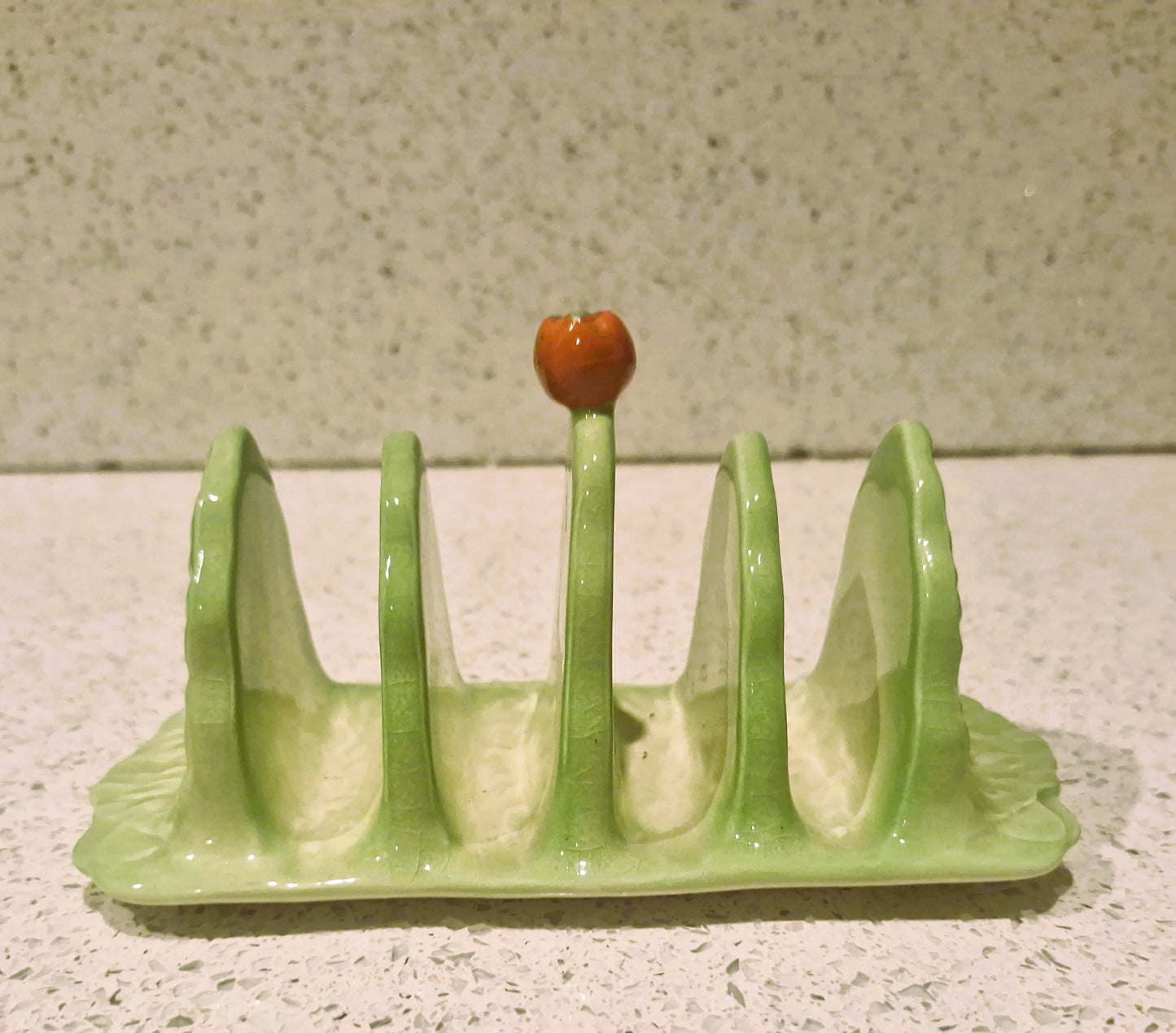 Vintage Beswick Lettuce & Tomato Ceramic Toast Rack - Made in England