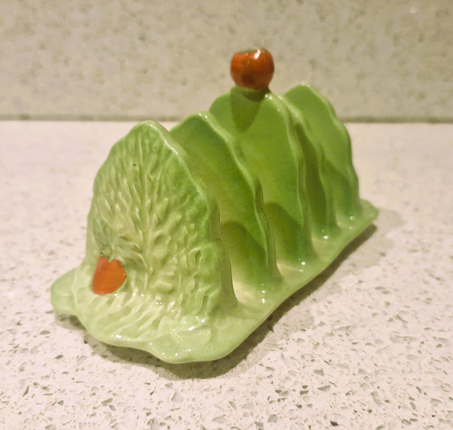Vintage Beswick Lettuce & Tomato Ceramic Toast Rack - Made in England