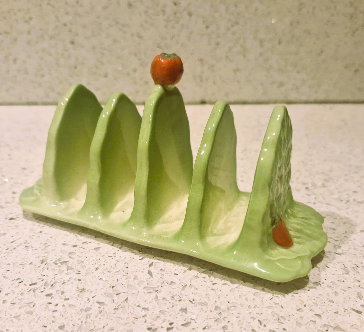 Vintage Beswick Lettuce & Tomato Ceramic Toast Rack - Made in England