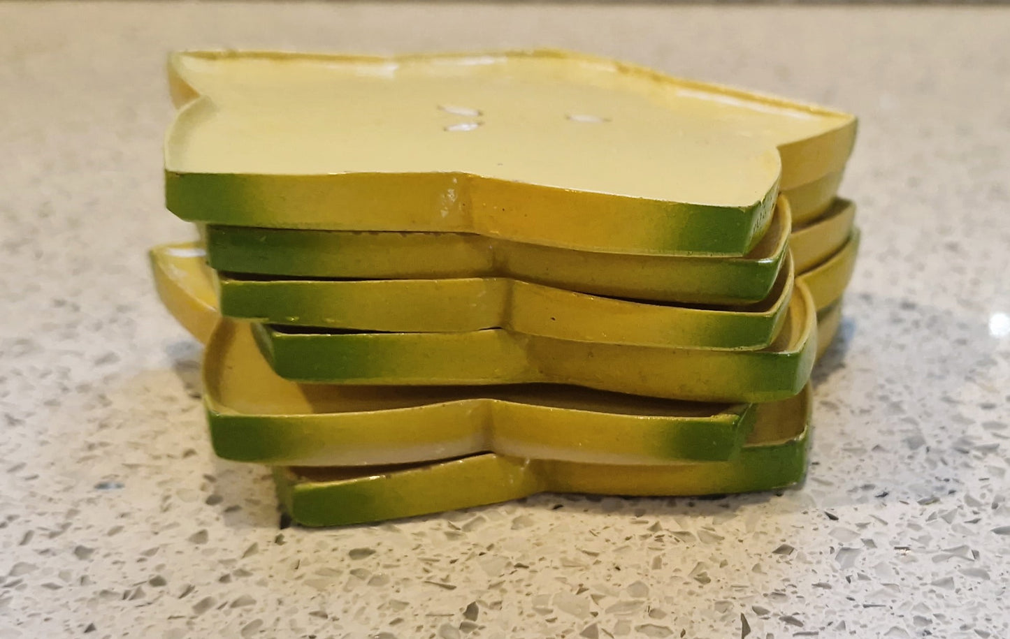 Vintage Starfruit Drinks Coasters, Quirky, Drinks Coasters, Set, Holder, Unique