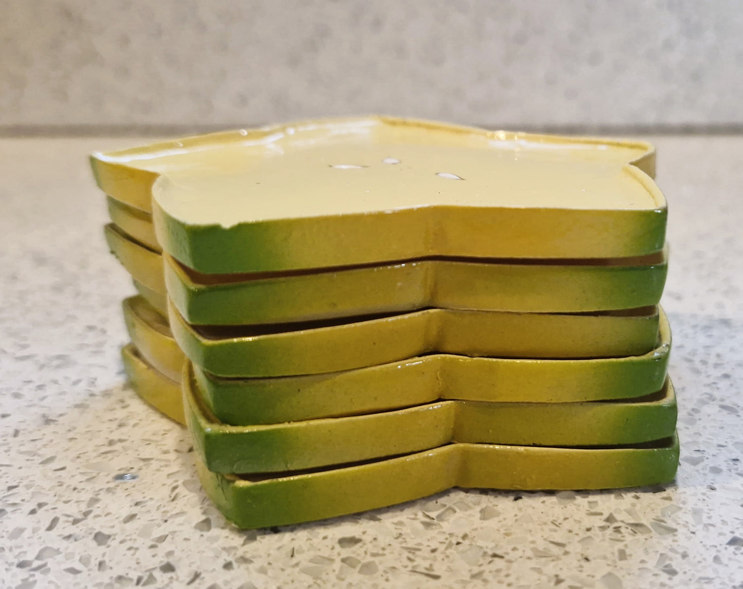 Vintage Starfruit Drinks Coasters, Quirky, Drinks Coasters, Set, Holder, Unique