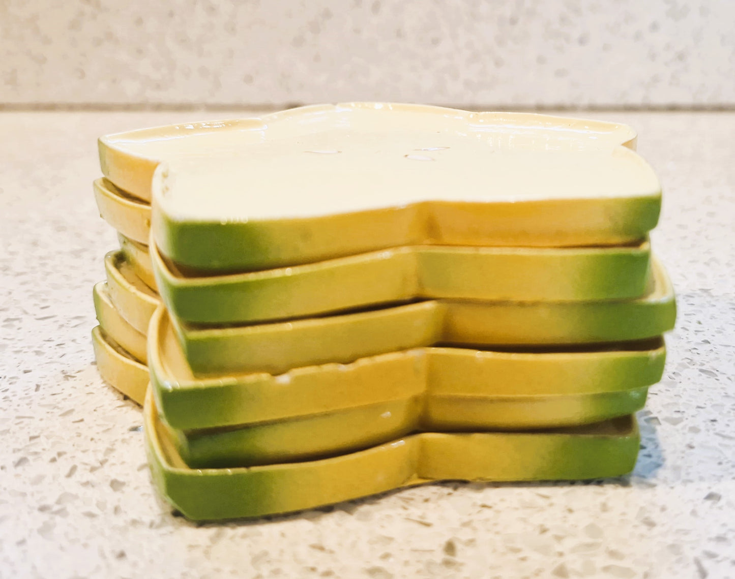 Vintage Starfruit Drinks Coasters, Quirky, Drinks Coasters, Set, Holder, Unique