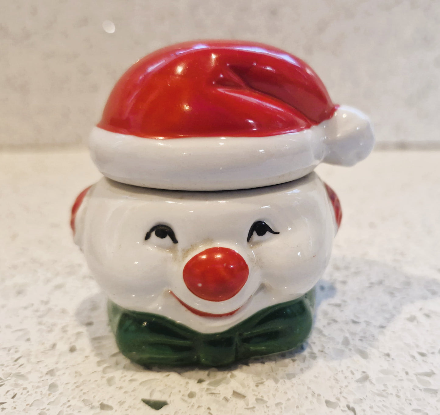 Vintage Ceramic Mouse House Tea Light Holder: Kitsch Candle Lamp
