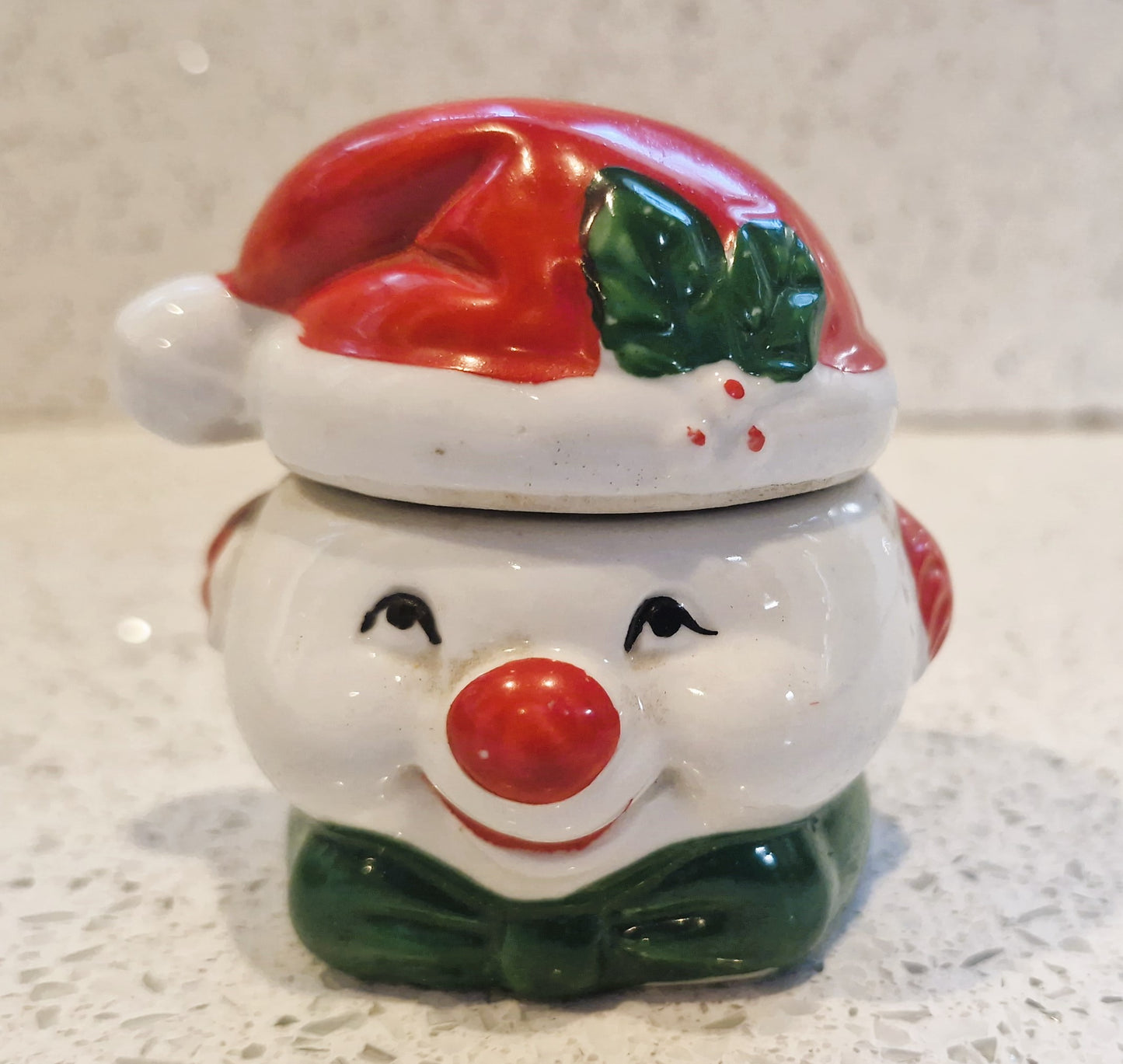 Vintage Ceramic Mouse House Tea Light Holder: Kitsch Candle Lamp