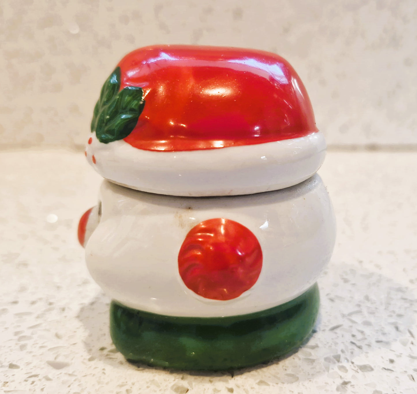 Vintage Ceramic Mouse House Tea Light Holder: Kitsch Candle Lamp