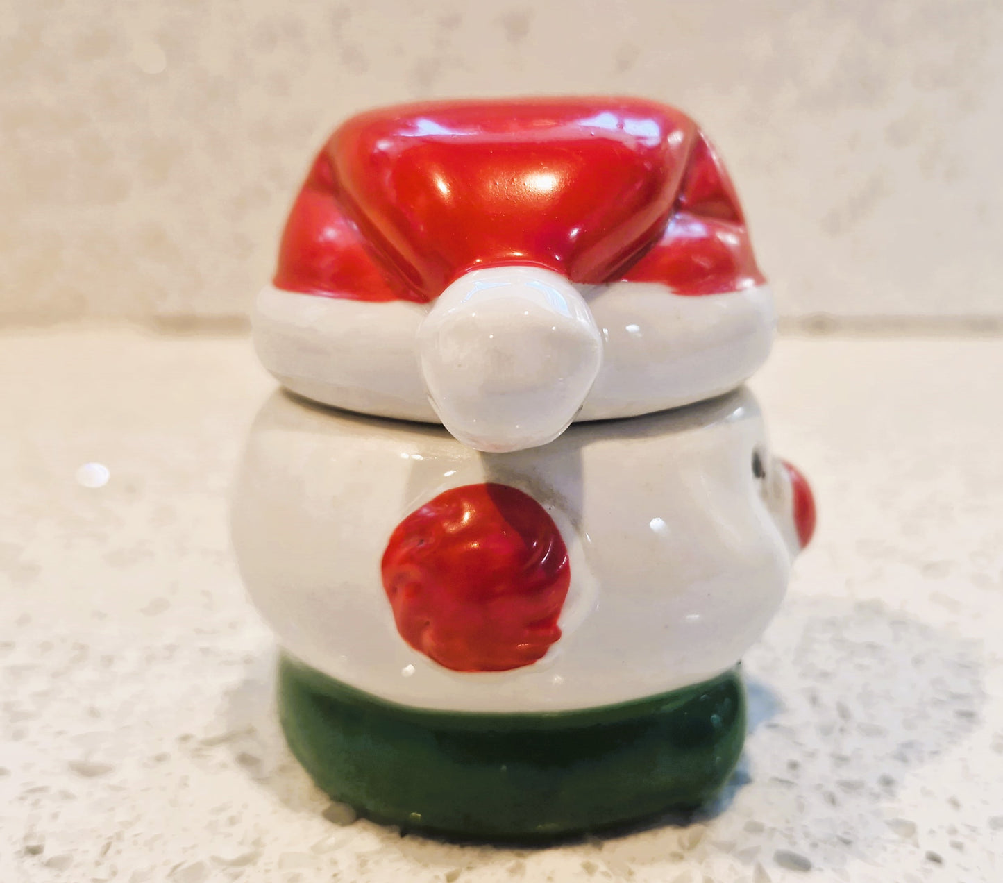 Vintage Ceramic Mouse House Tea Light Holder: Kitsch Candle Lamp