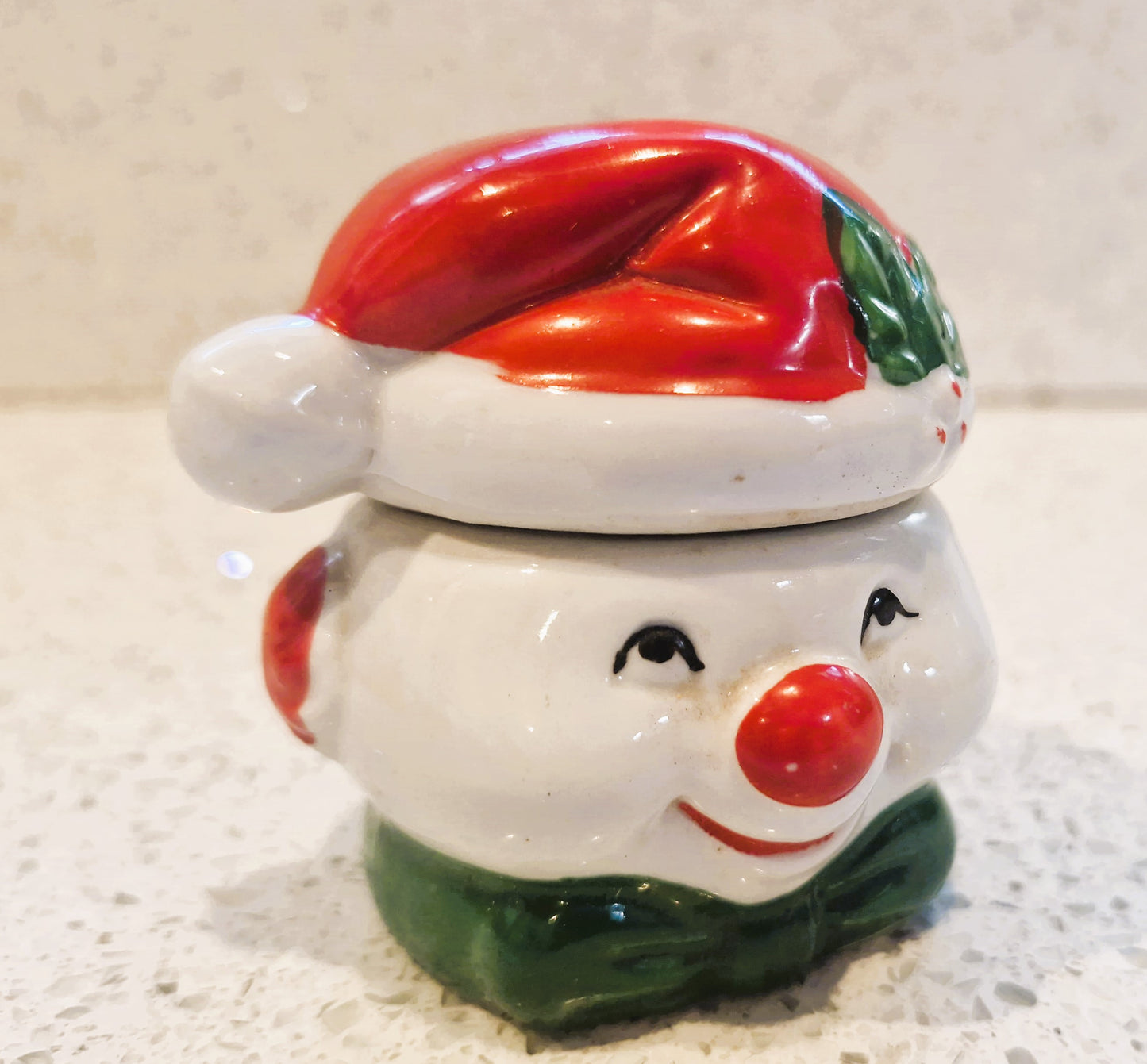 Vintage Ceramic Mouse House Tea Light Holder: Kitsch Candle Lamp