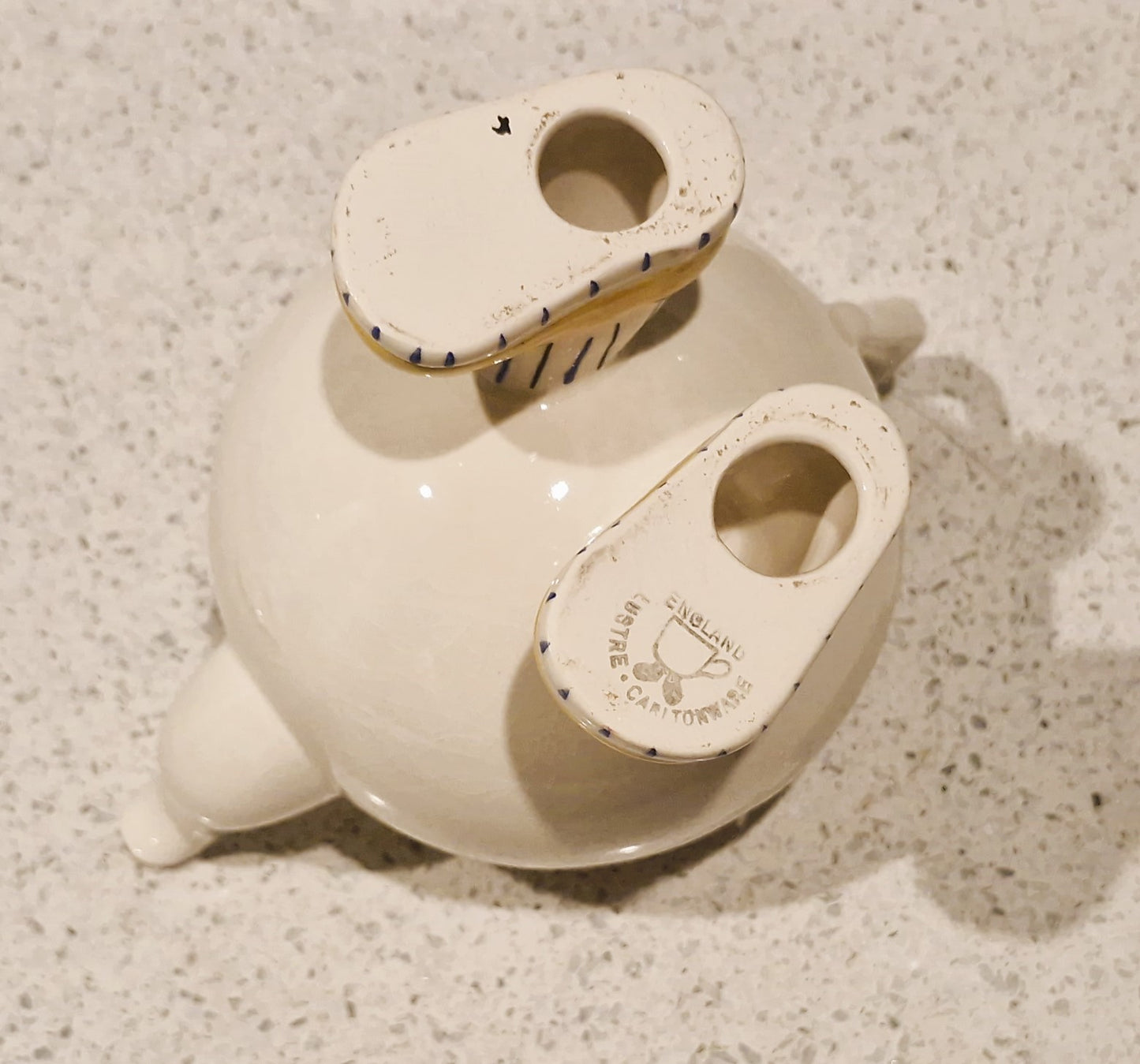 Carltonware, Walking Teapot, Hand Painted, Carltonware Walking Teapot, Made in England, English Pottery,  Tea Pot, Yellow