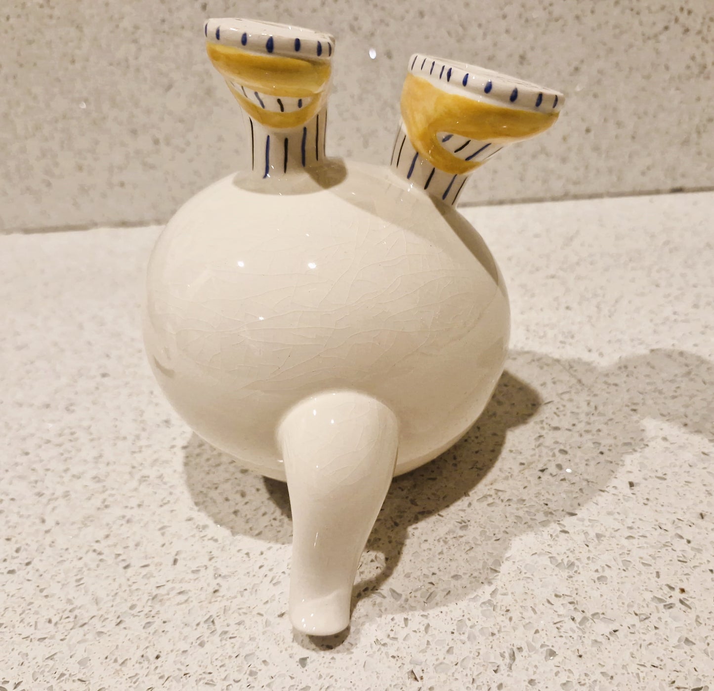 Carltonware, Walking Teapot, Hand Painted, Carltonware Walking Teapot, Made in England, English Pottery,  Tea Pot, Yellow