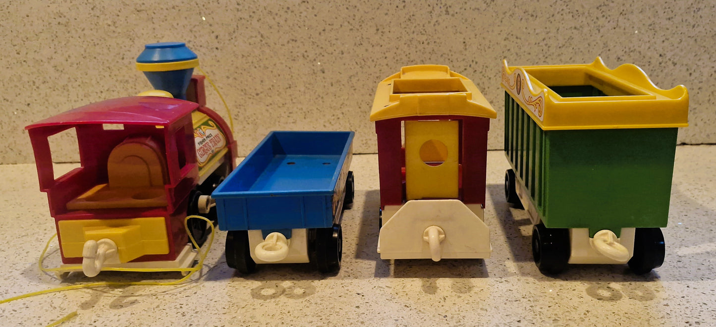 Fisher-Price Circus Train, Vintage Fisher Price Toys, Train, Circus Train, Fisher Price, BOXED