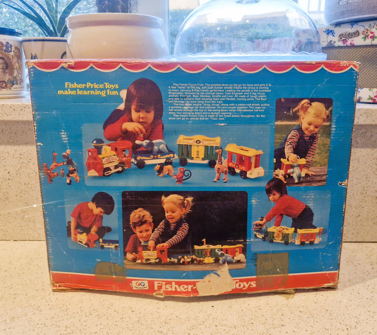 Fisher-Price Circus Train, Vintage Fisher Price Toys, Train, Circus Train, Fisher Price, BOXED