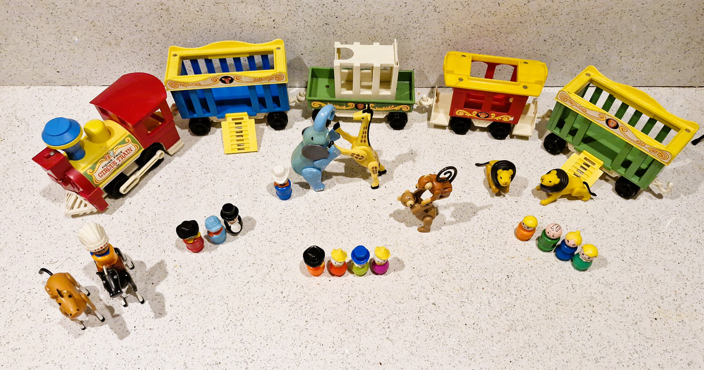Fisher-Price Circus Train, Vintage Fisher Price Toys, Train, Circus Train, Fisher Price