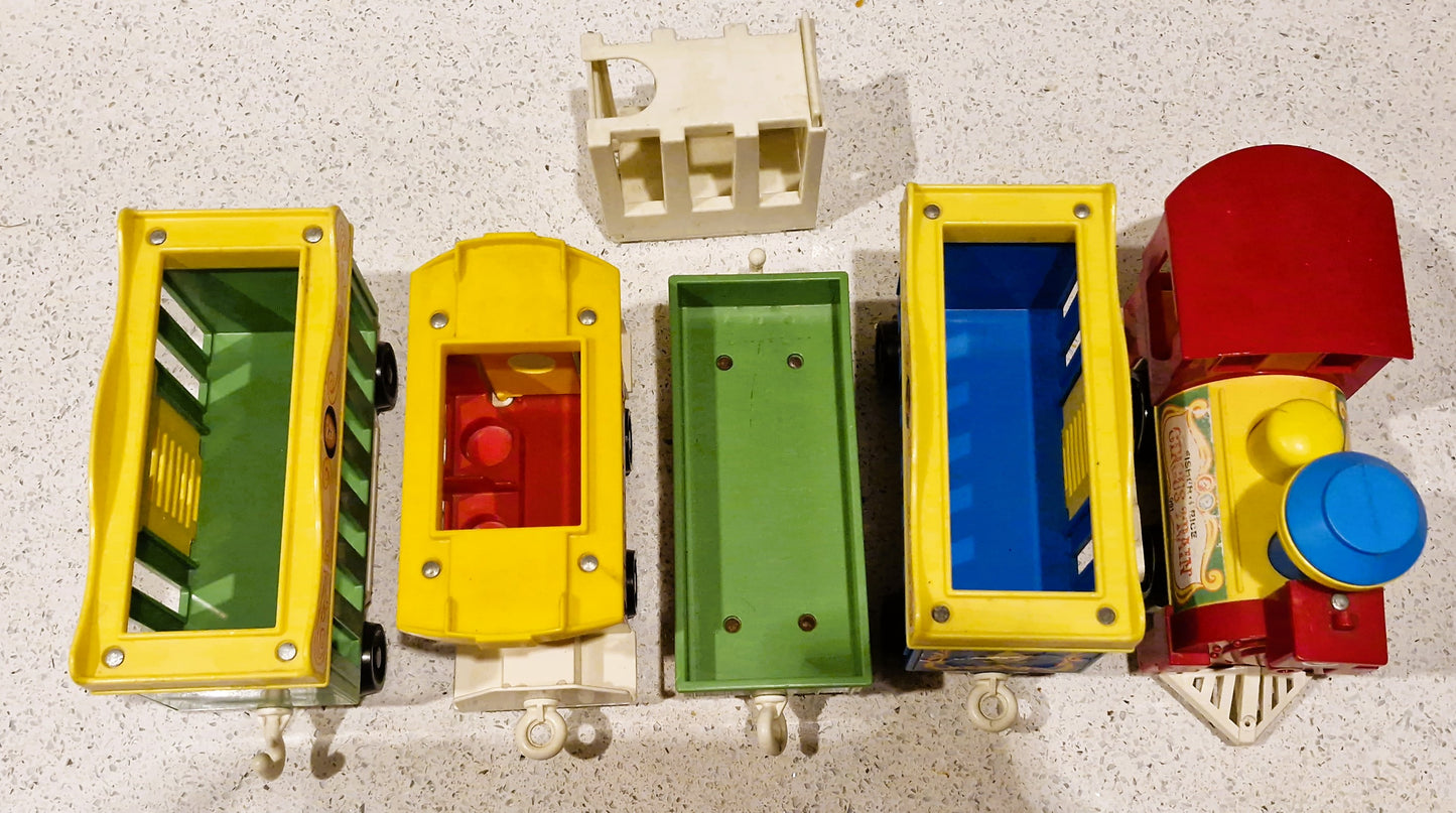 Fisher-Price Circus Train, Vintage Fisher Price Toys, Train, Circus Train, Fisher Price