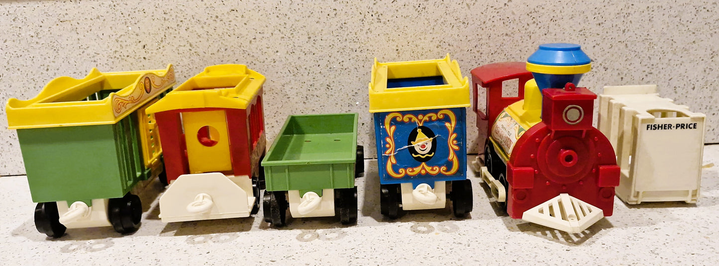 Fisher-Price Circus Train, Vintage Fisher Price Toys, Train, Circus Train, Fisher Price