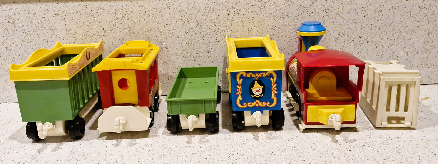 Fisher-Price Circus Train, Vintage Fisher Price Toys, Train, Circus Train, Fisher Price