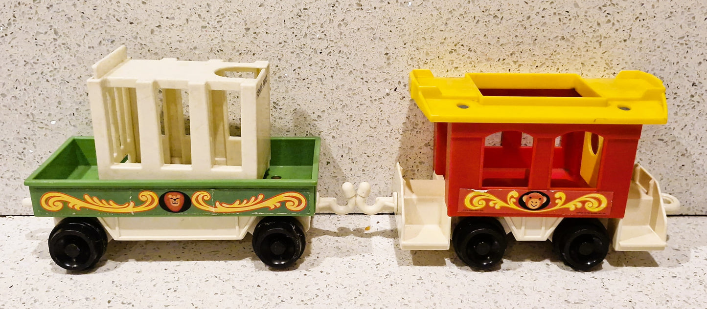 Fisher-Price Circus Train, Vintage Fisher Price Toys, Train, Circus Train, Fisher Price
