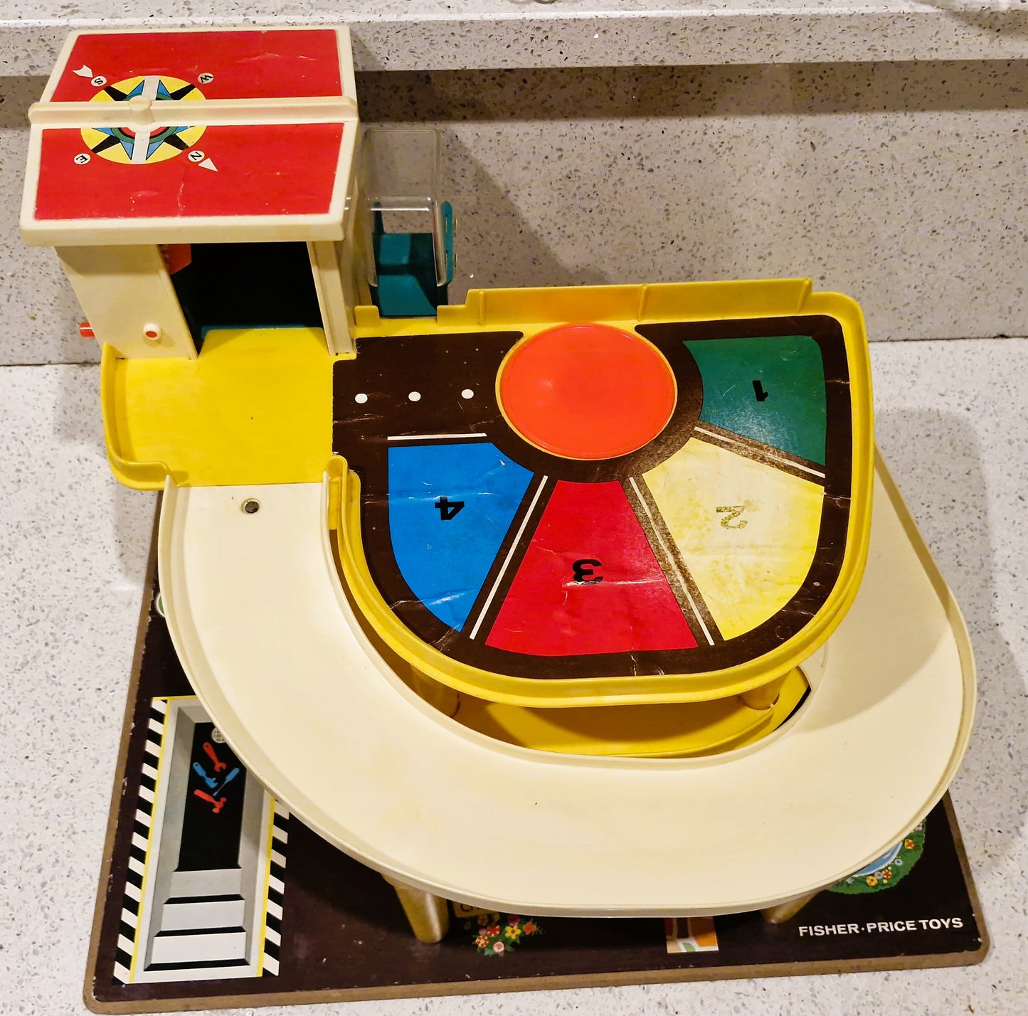70s Fisher-Price Garage, Vintage Fisher Price Toys, Little People