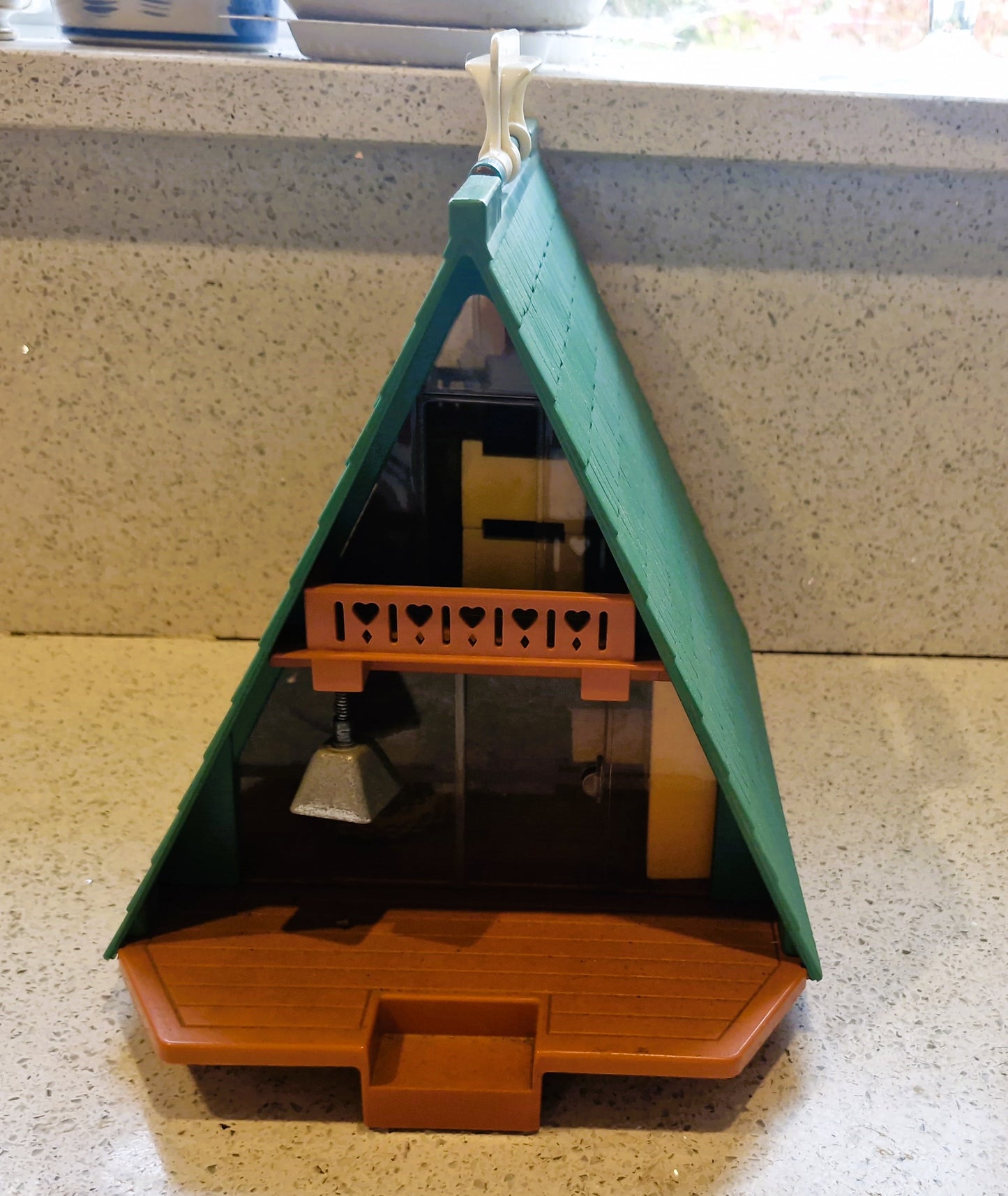 Fisher-Price Play Family A frame House,  Fisher-Price Play Family Camper Van, Complete, Vintage Fisher Price Toys, 70s Fisher Price Little People