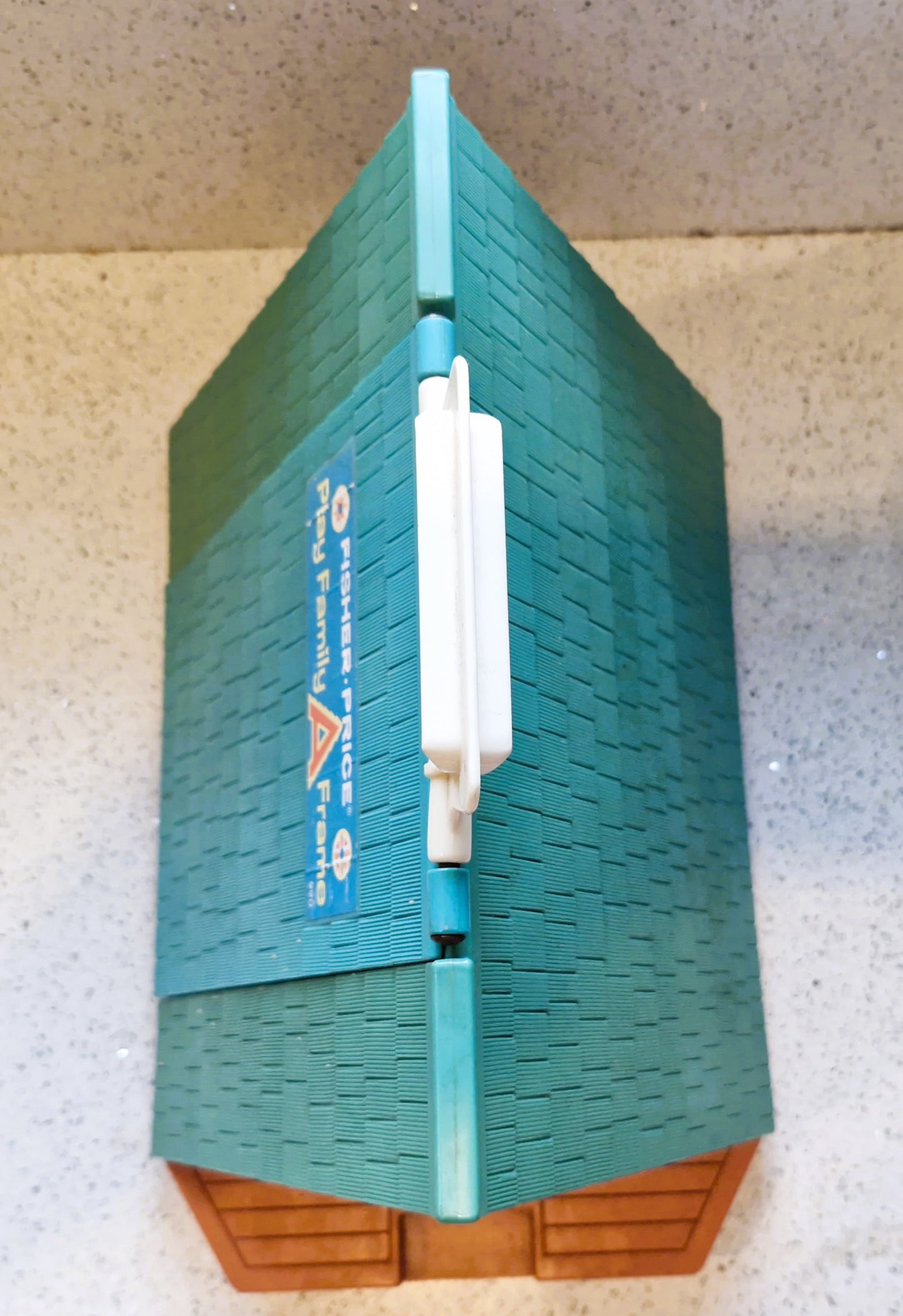 Fisher-Price Play Family A frame House,  Fisher-Price Play Family Camper Van, Complete, Vintage Fisher Price Toys, 70s Fisher Price Little People