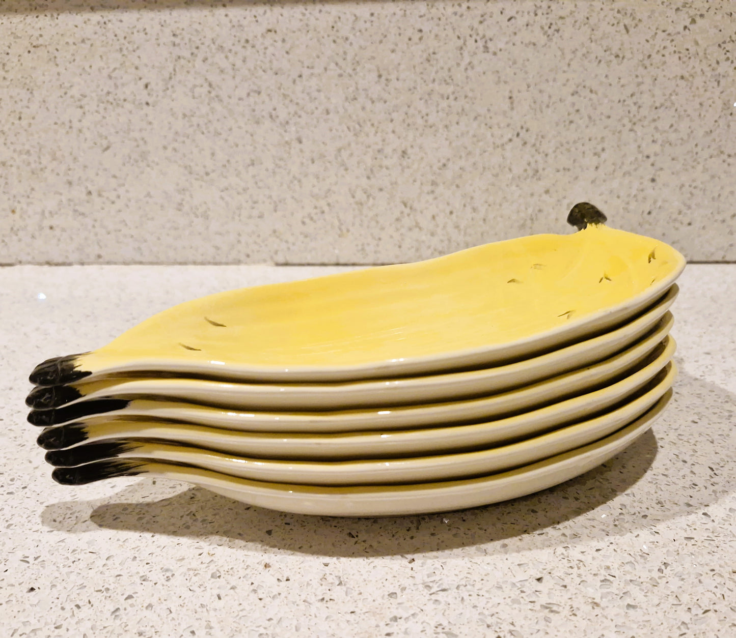 Carltonware Banana Split Dishes, Carlton ware Banana shaped dishes, Made in England, 60s