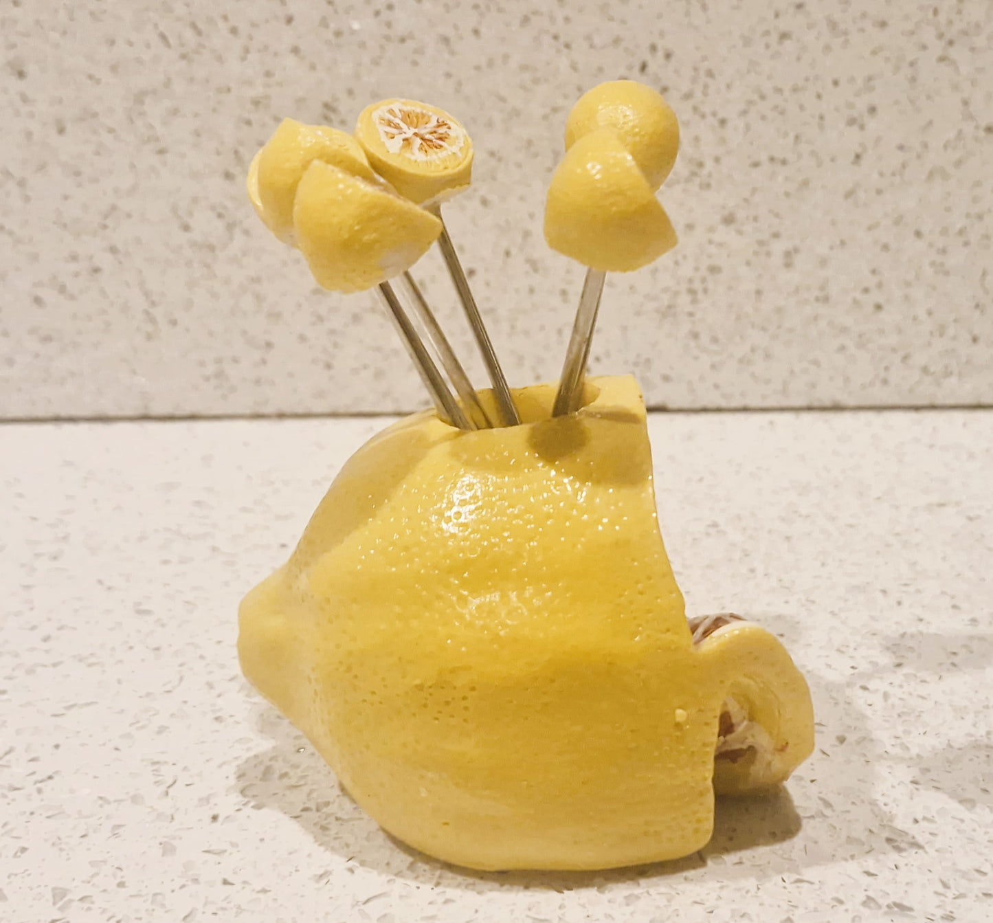 Vintage Lemon Cocktail Picks: Cocktail Bar, Cocktail Sticks, Barware, Pickle Forks, Picks