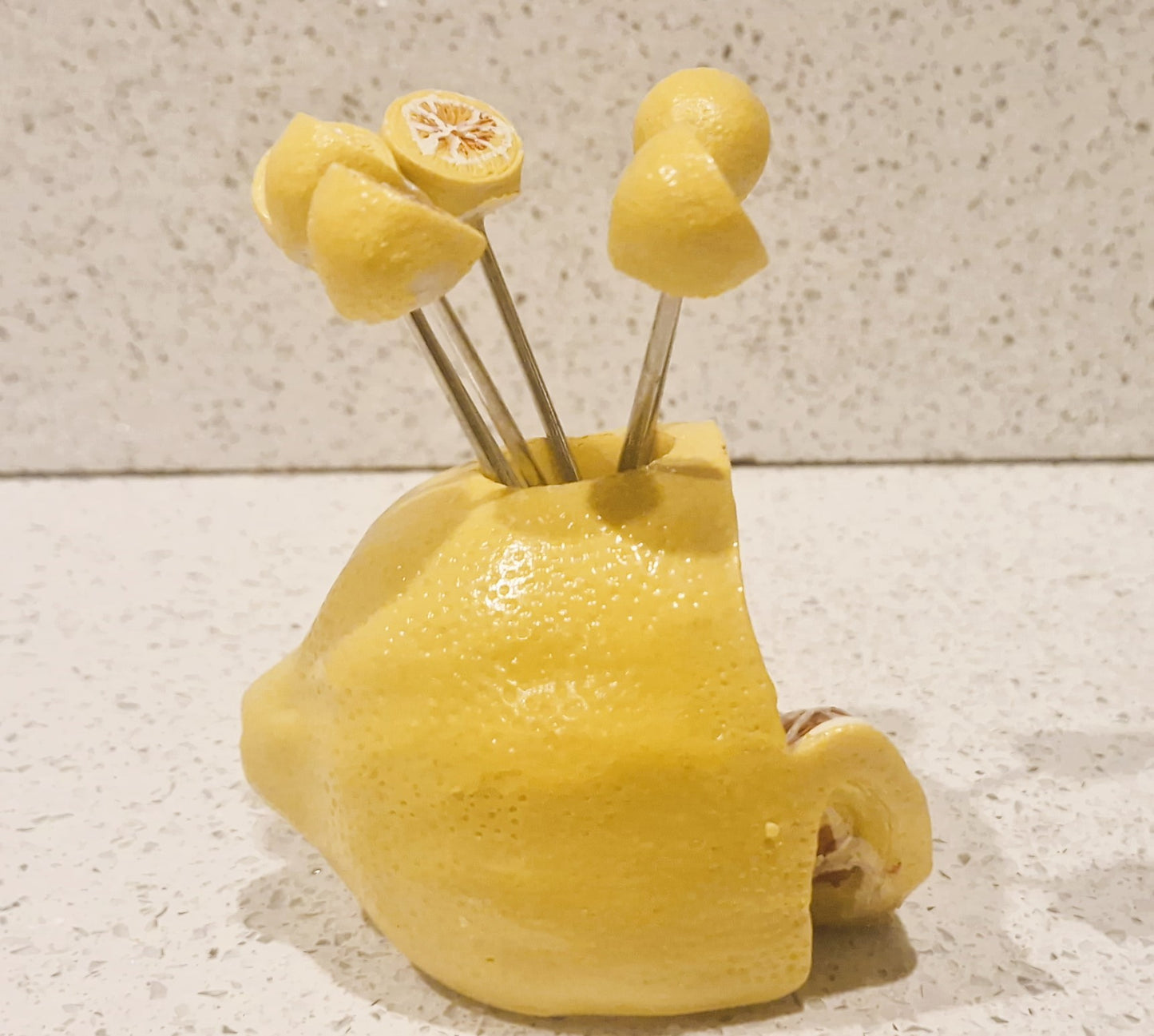 Vintage Lemon Cocktail Picks: Cocktail Bar, Cocktail Sticks, Barware, Pickle Forks, Picks