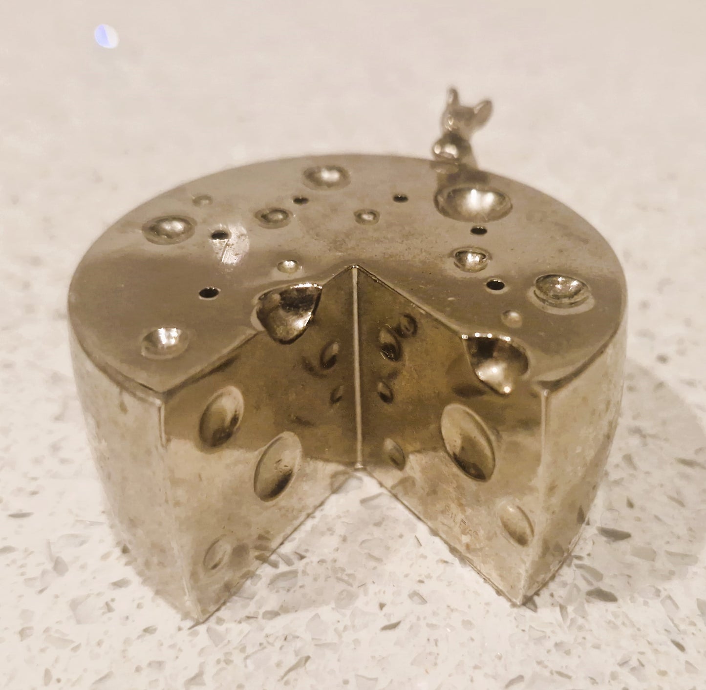 SILEA Silver Plated Cheese Mouse for Cheeseboard: Vintage