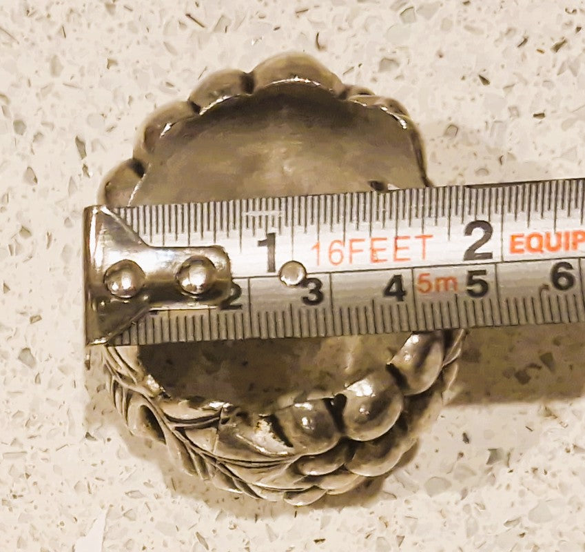 SILEA silver plated Grape Vine Napkin rings: Set of 4, Silver Plated Napkin Rings, Vintage