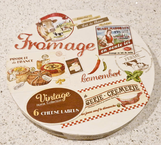 Ceramic Cheese Markers for Cheeseboard: Vintage, Boxed, Original