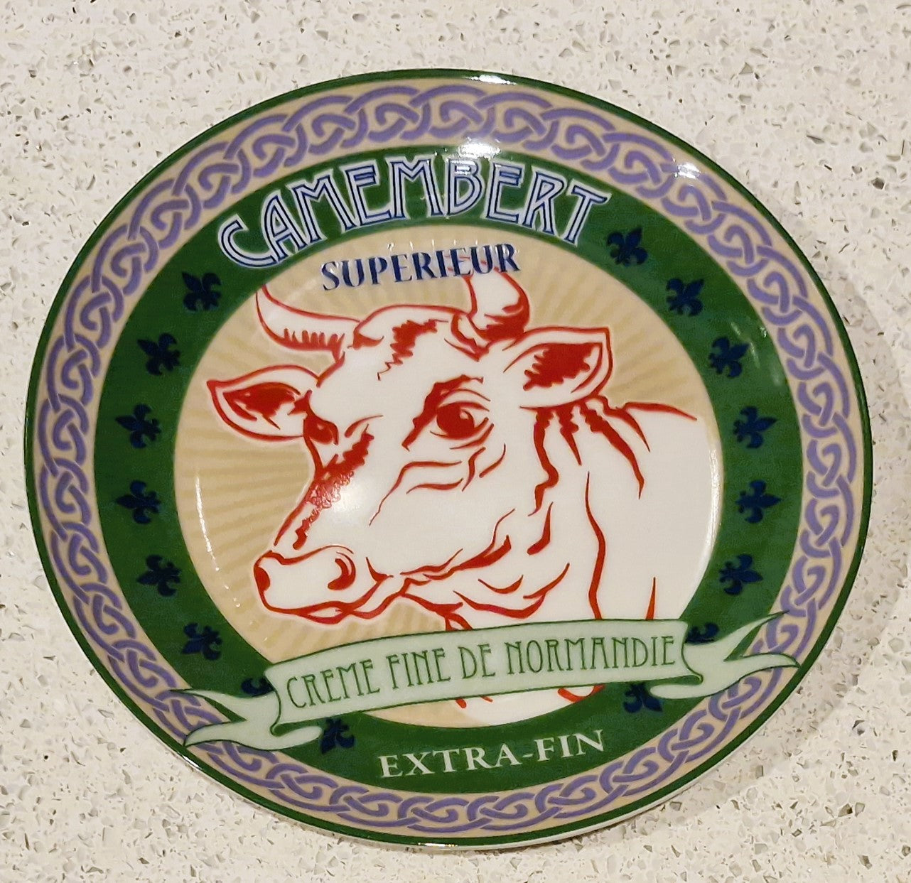 Vintage Cheese Plates, Camembert, comte, Roquefort, Fromage for you, Boxed set