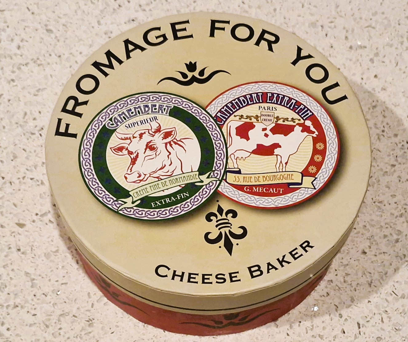 Cheese Baker, Camenbert Baker, Oven to Table, Fromage for you, Oven Safe, Dishwasher Safe