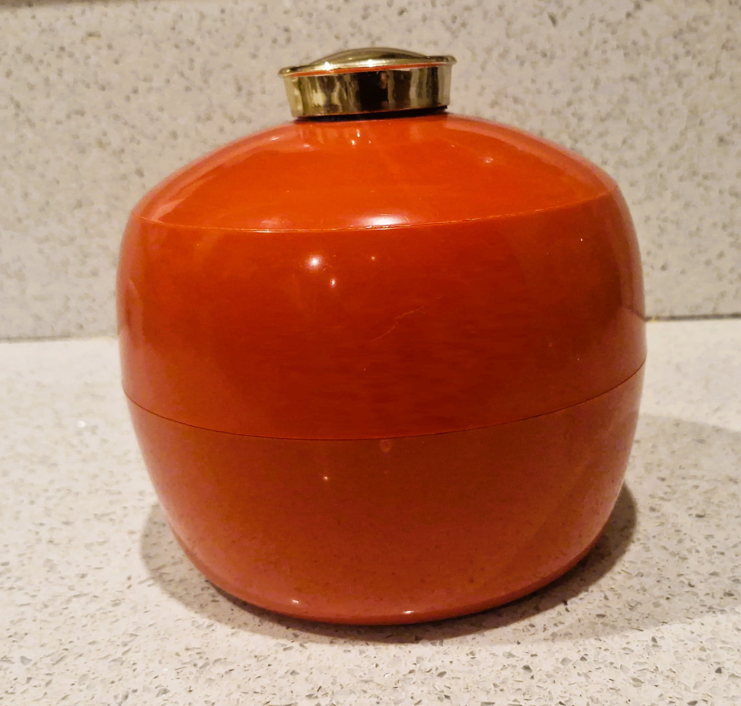 1960s Red Ice Bucket, 1960s barware, Mid century Kitchen, Mid century Barware, ice Bucket, Made in England, Embee