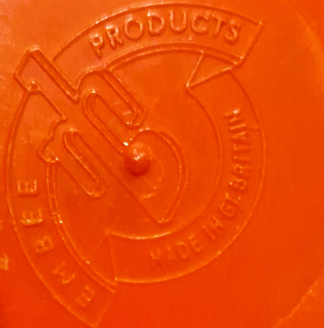 1960s Red Ice Bucket, 1960s barware, Mid century Kitchen, Mid century Barware, ice Bucket, Made in England, Embee