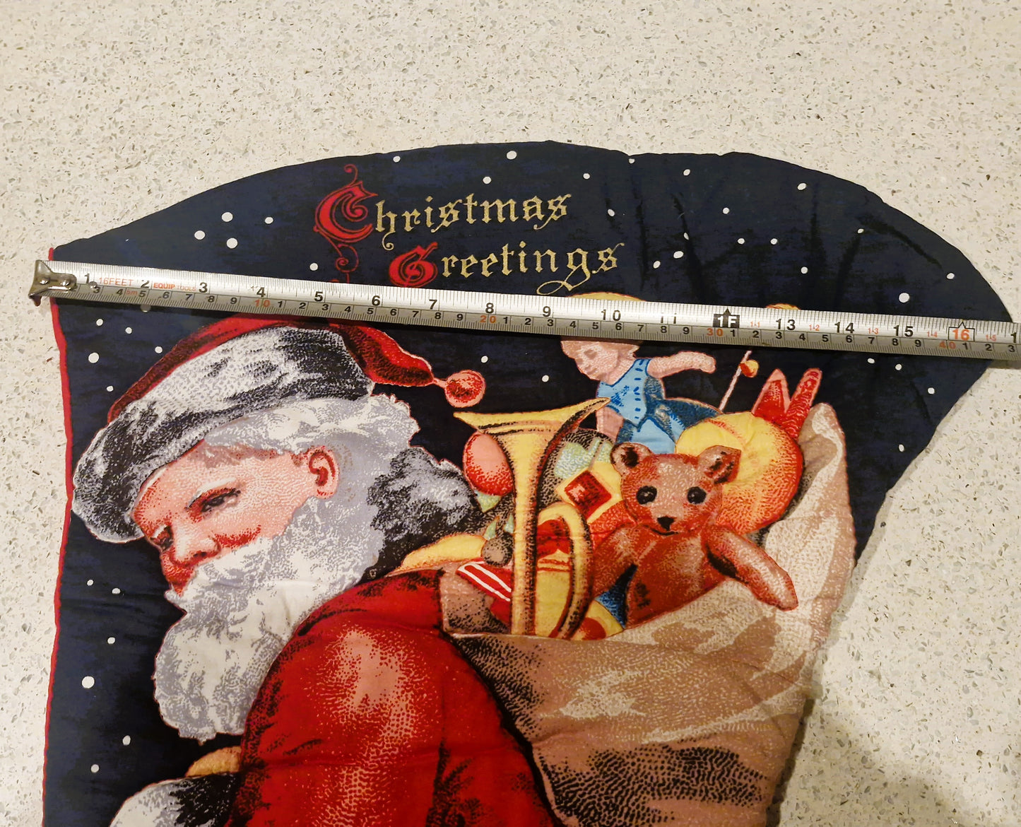 Large Christmas Stocking, Large Vintage Christmas Stocking, Large Xmas Stockings, Vintage Christmas Stockings