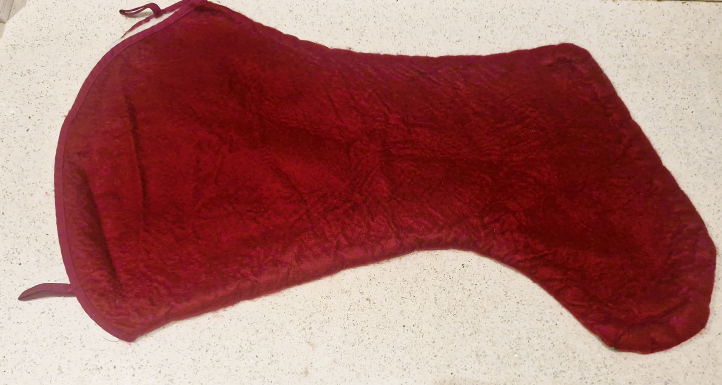 Large Christmas Stocking, Vintage Christmas Stocking,  Large, Huge, Big, Christmas, Xmas, Stocking, Kitsch, Quirky, Santa, Father Christmas