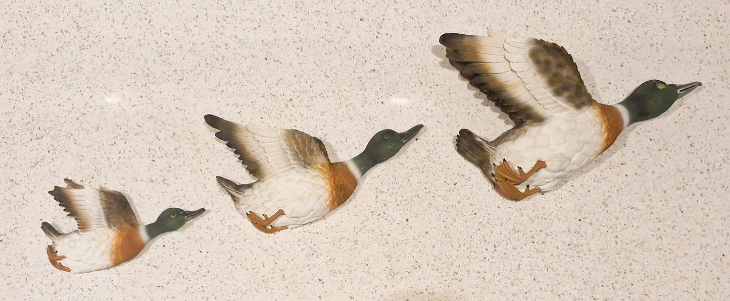 Vintage Flying Ducks: Large one has a sensor in the eye so when you pass it Quacks, RARE