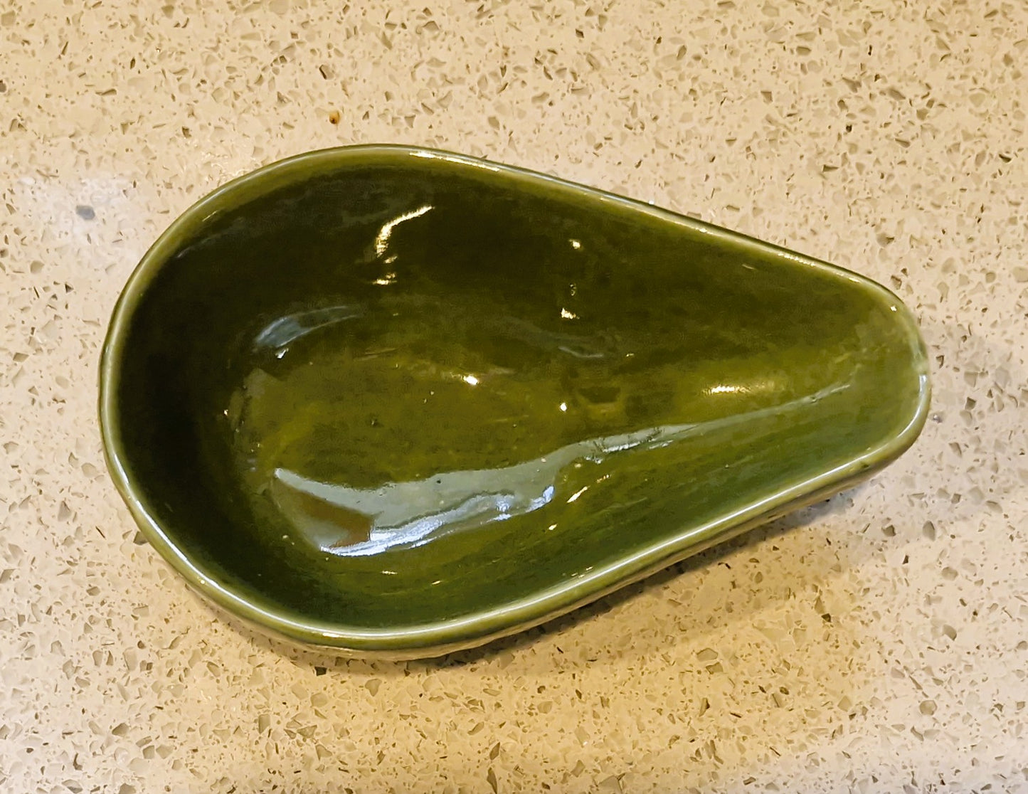 Vintage Silea Avocado Bowl and Spoon Set: Quirky Guacamole Tapas Dishes