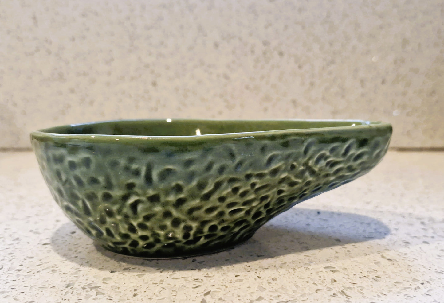 Vintage Silea Avocado Bowl and Spoon Set: Quirky Guacamole Tapas Dishes