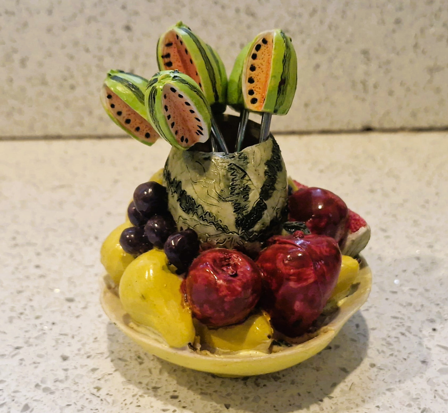 Vintage watermelon Cocktail Picks: Cocktail Bar, Cocktail Sticks, Barware, Pickle Forks, Picks