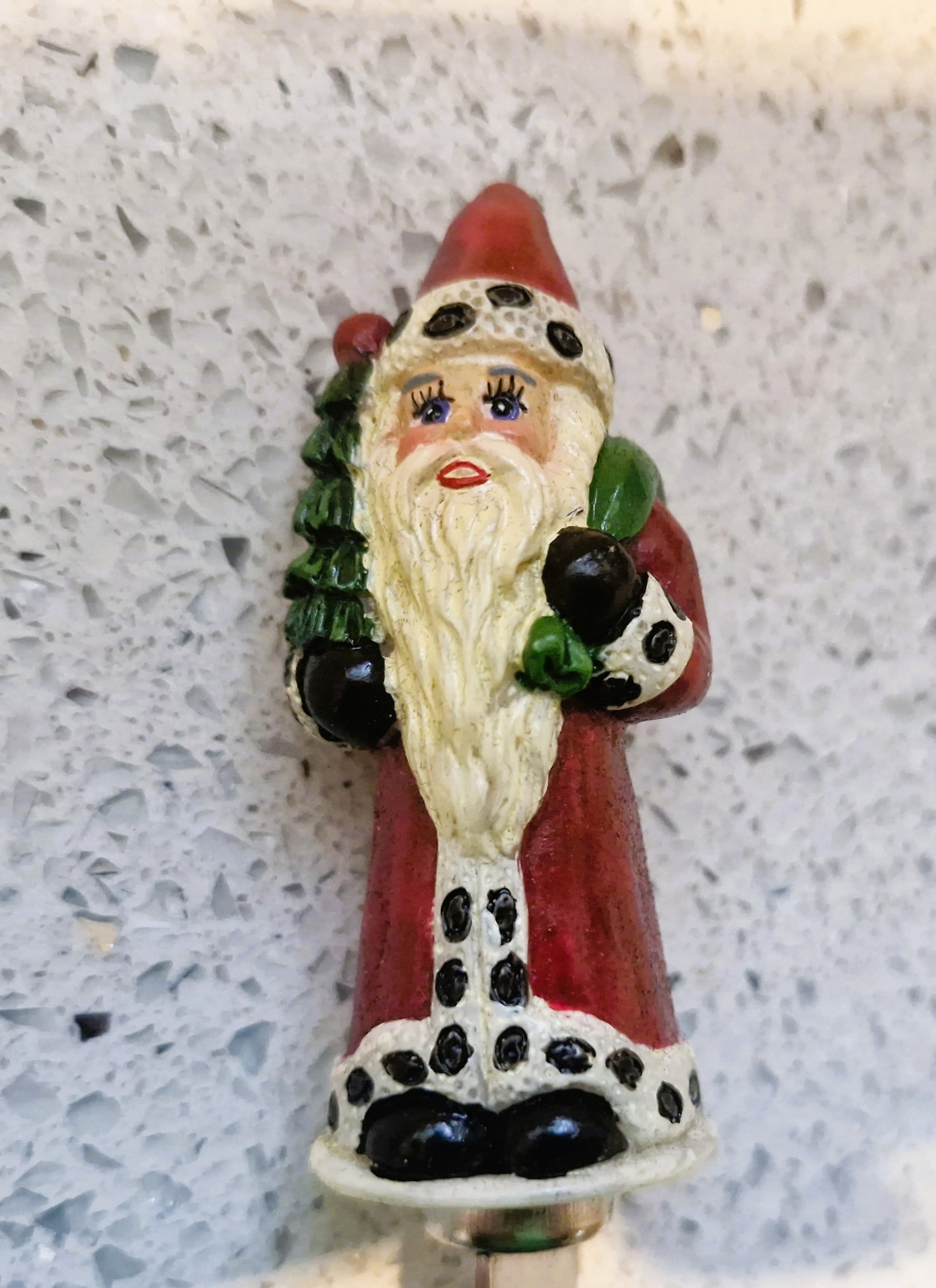 Christopher Radko Home for the Holidays Santa spreading knives: Santa Butter spreaders