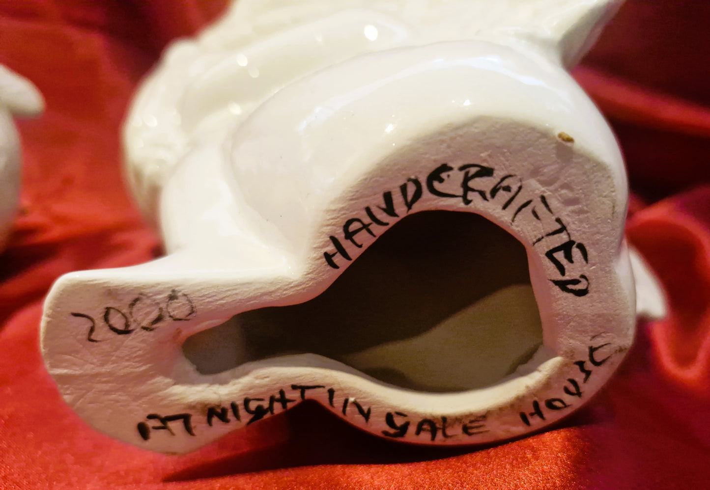 Handcrafter White Cherubs, Christmas, Xmas, Decorations, Ornaments, Stylish, Angels, Cherubs