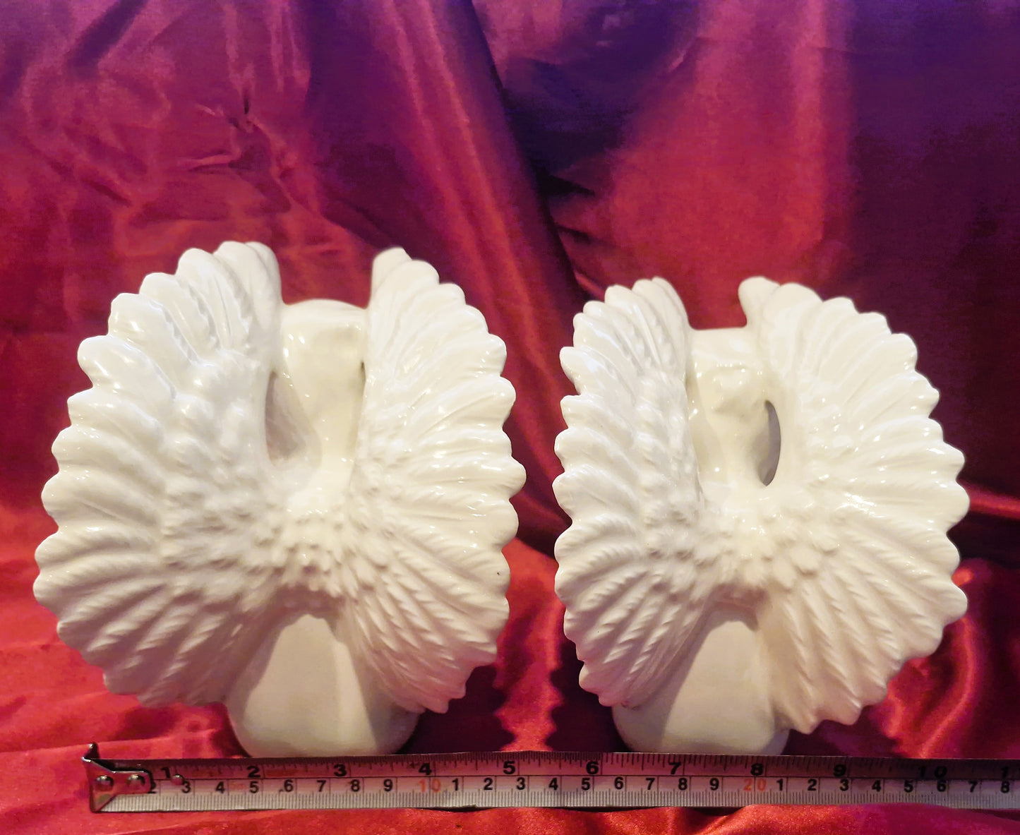 Handcrafter White Cherubs, Christmas, Xmas, Decorations, Ornaments, Stylish, Angels, Cherubs