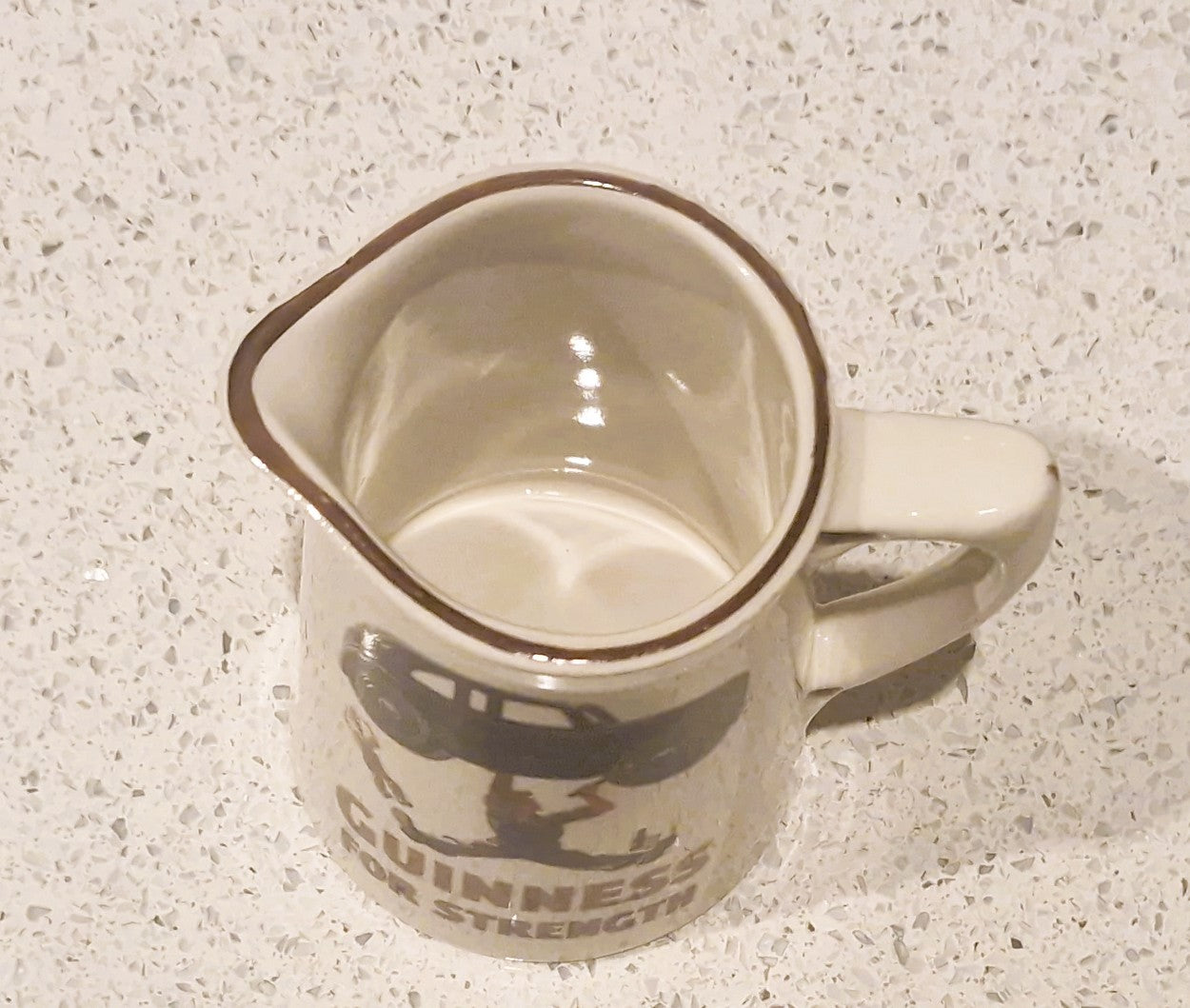 Vintage Guinness Advertising Pitcher: "Guinness for Strength"