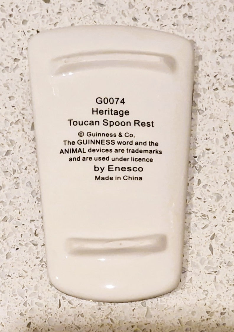 Vintage Guinness Toucan Spoon Rest, Original Box, As New