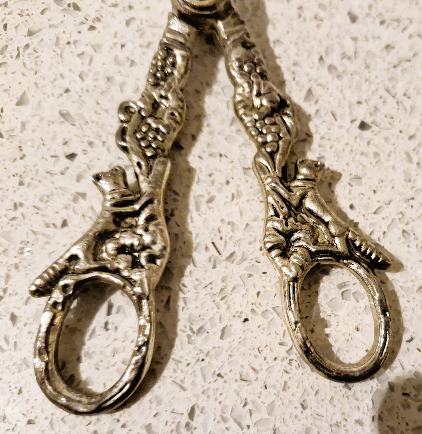 Edwardian Antique Silver Plated Grape Scissors, Fox, Grape Shears , Vintage