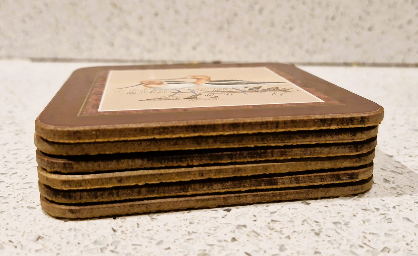 Pimpernel Shore Birds Coasters: Drinks Mats, Set, Wild Birds,