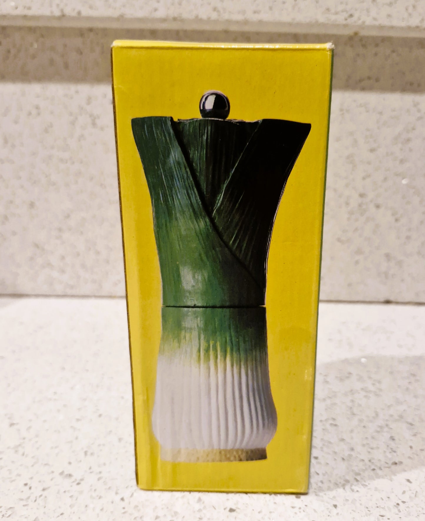 Sagaform Pepper Mill Grinder, Leek Shaped: Rare, 90s, Vintage, Retro Kitchen